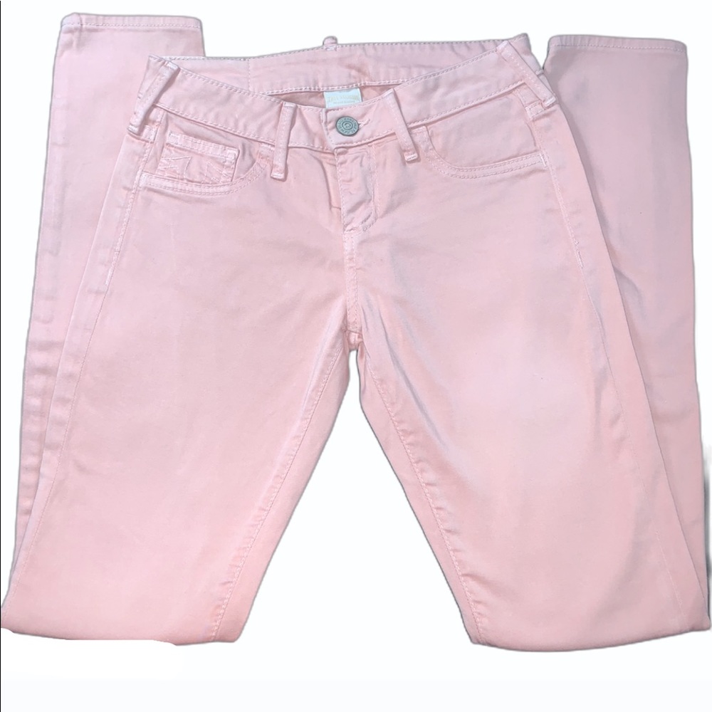 True Religion Pink Skinny Jeans